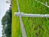 Palik 156cm biały podwójna stopka 
